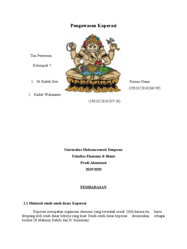 Kelompok 7 Pengawasan Koperasi Pdf