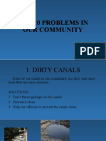 The 10 Problems in Our Community