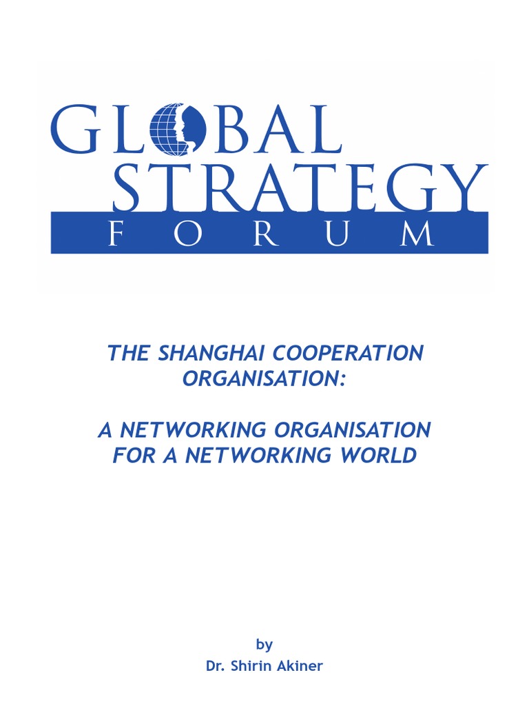 The Shanghai Cooperation Organisation | PDF | International Relations ...