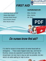 First Aid: Preapared By: Supervised by