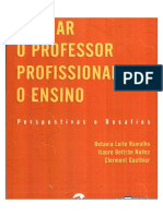 Livro - Formar o Professor Profissionalizar o Ensino12