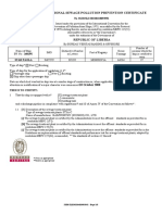 International Sewage Pollution Prevention Certificate: 10 October 2008