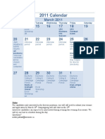 UEC Elections Calendar - OfFICIAL