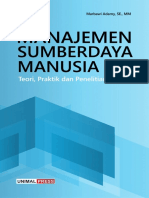 Manajemen Sumber Daya Manusia Teori, Praktik Dan Penelitian by Marbawi Adamy, SE., MM.