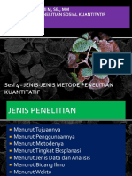 4 Jenis Penelitian Kuantitatif