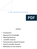Concept of The Research