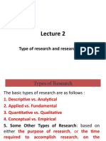 Type of Research and Research Process