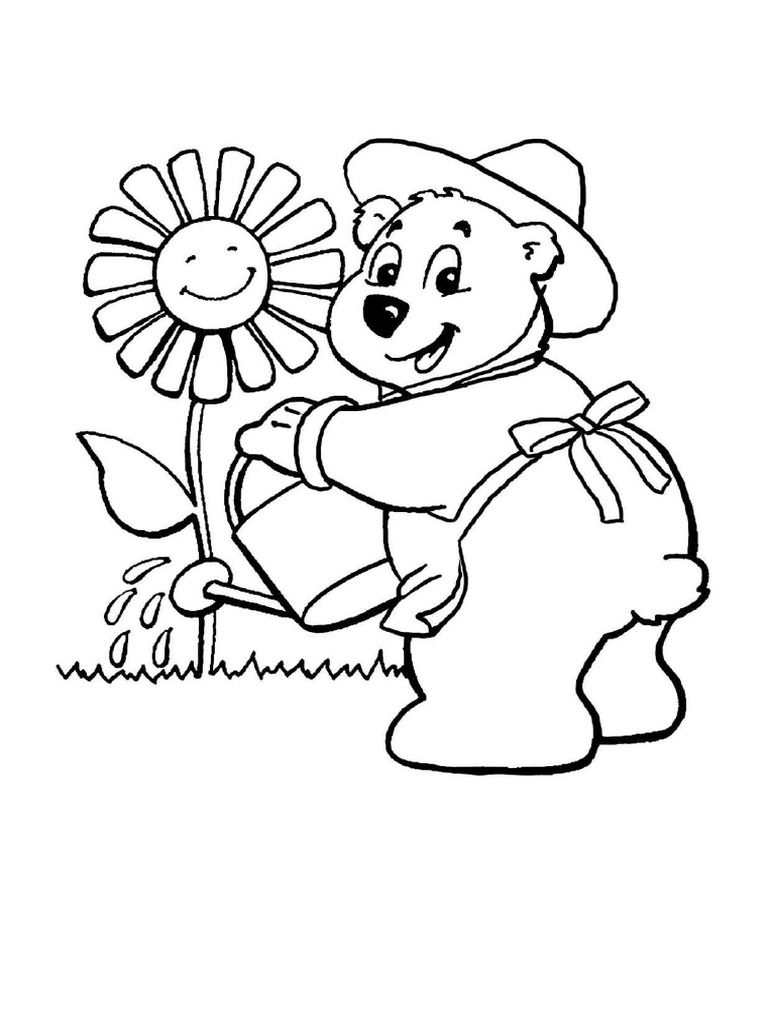 Download Coloring For Kids Bears 95899
