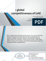 International Competition. The Global Competitiveness of UAE