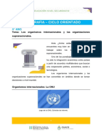 4to Año - CO - Geografía - Los Organismos Internacionales y Las Organizaciones Supranacionales. ONU - Mercosur