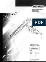 Grua Palfinger PK23500 - (Manual Peças