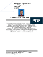 Perfil Juan Sebastian Valbuena Ortiz TI Soporte