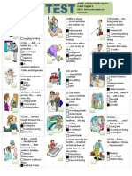 Test in Class Present Simple Vs Continuous 2021 CON LIS