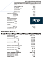 Mitsubishi 4m40 Diesel