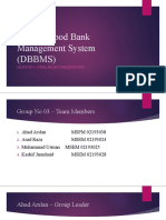 Digital Blood Bank Management System (DBBMS)