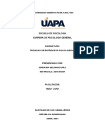 Tarea 3 y 4 de Tec Entrevista Psi