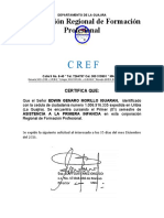 Certificado Del Cref 2016