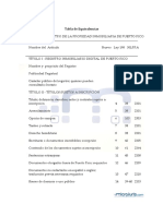 Tabla Equivalencias Ley Hipotecaria