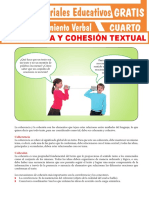 Coherencia y Cohesión Textual para Cuarto Grado de Secundaria