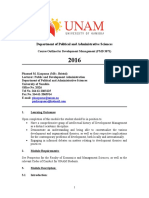 Department of Political and Administrative Sciences: Pkaapama@unam - Na