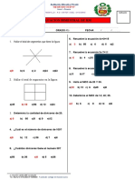 Concurso de Matematicas 4to Grado