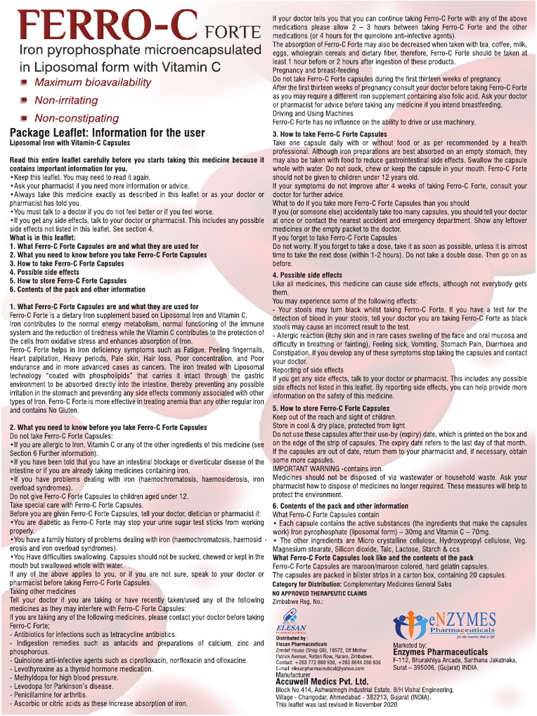 Ferro C Leaflet | PDF