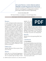 Algoritmo Recursivo para Buscar y Contar Números Primos en Un Rango Predefinido Usando Programación Funcional