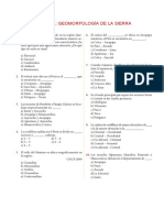 Practica de Geomorfologia de La Sierra