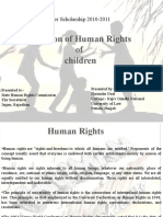 Violation of Human Rights of Children: Winter Scholarship 2010-2011