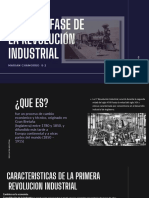 Primera Fase de La Revolucion Industrial