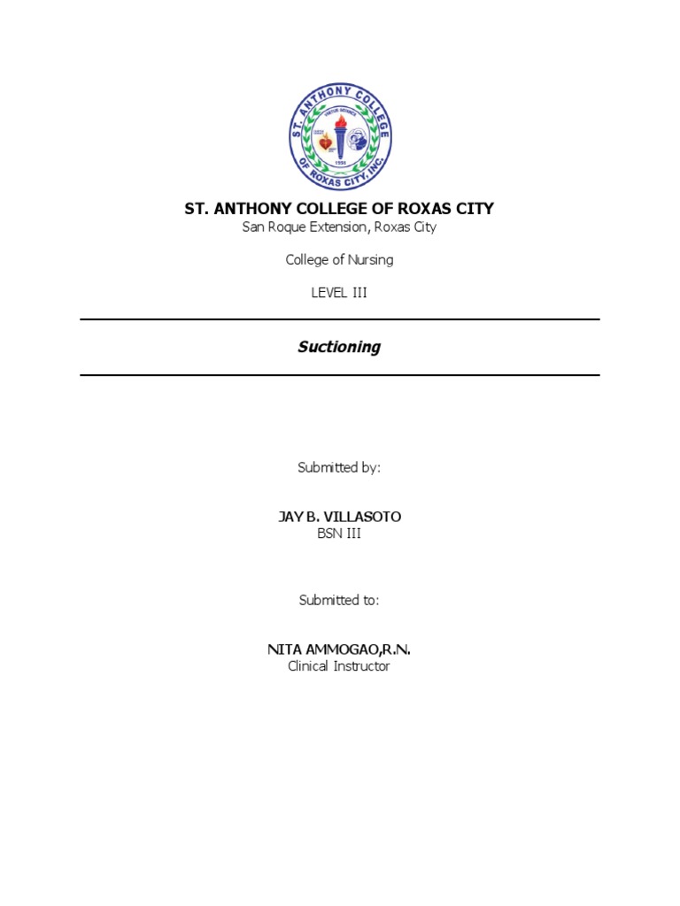 Oropharyngeal Suctioning Guide | PDF | Mucus | Respiratory System