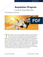 F-22 Acquisition Program: Consequences For The US Air Force's Fighter Fleet, The / LT Col Christopher J. Niemi, USAF / 2012