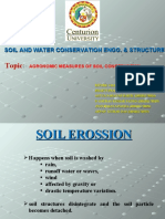 Topic: Soil and Water Conservation Engg. & Structure