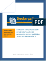 Instructivo Aplicativo Ley 2013 Persona Juridica