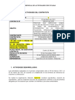 INFORME DE ACTIVIDADES 3 Periodo