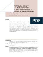 El COVID-19, las élites y el futuro de la economía política de la reducción de la desigualdad en América Latina