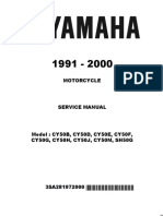 1991-2000 Yamaha Jog CY50 Service Manual