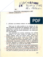 Hans Kelsen "Teoría Pura Del Derecho"Capítulo IX "La Estructura Jerárquica Del Orden Jurídico"