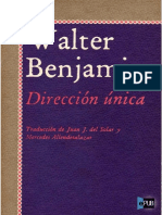 Direccion Unica WalterBenjamin