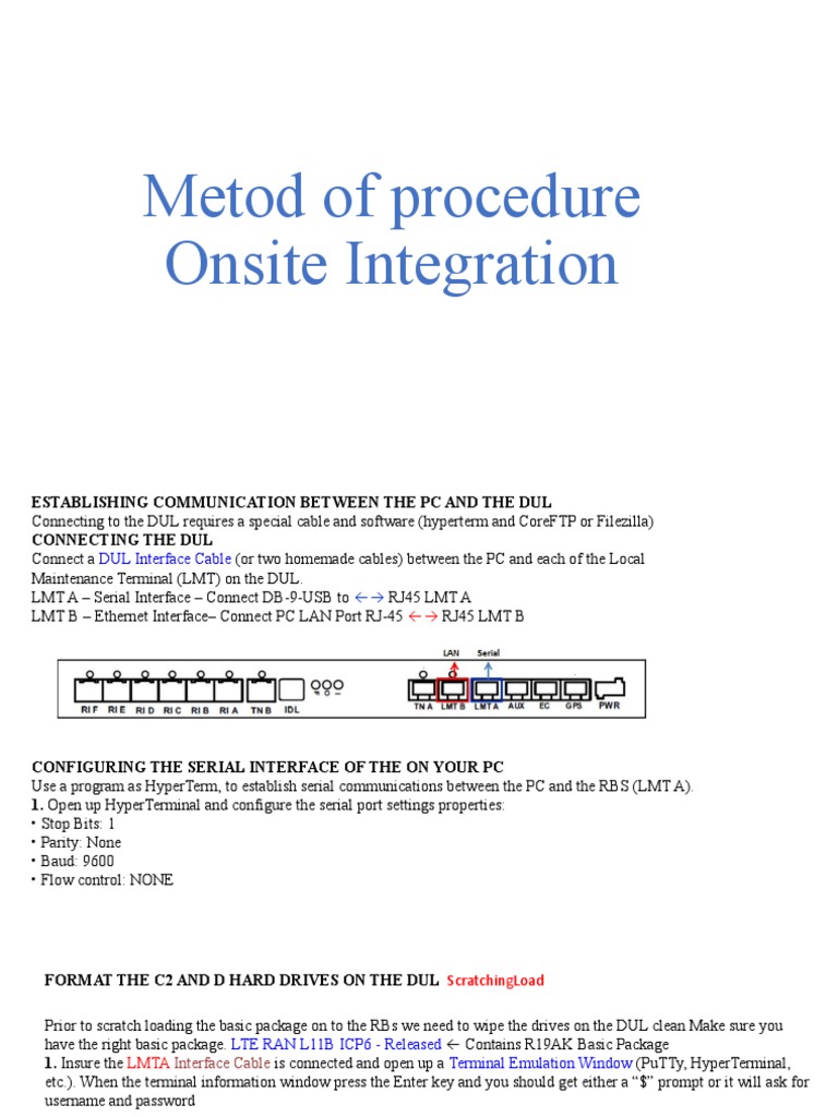 Ericsson MOP Integration Guide | PDF | File Transfer Protocol ...