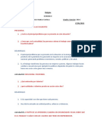 Religión - 4ta Semana. Promovemos El Trabajo Responsable, Emprendedor y Solidario Poniendo Al Servicio Nuestros Talentos.