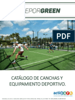 Catalogo Actipark DepoGreen Equipamiento y Areas Deportivas 2020