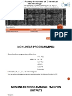 Subject: Process Modelling, Simulation and Optimization (2180503) Topic: Solve NLP Optimization Problems Using Matlab/Scilab