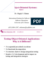Testing Object-Oriented Systems:: Dr. Magdy S. Hanna