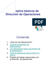 Sesión 01, Conceptos Básicos de Operaciones