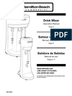 Drink Mixer Manual Pages 2-4