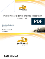 Introduction to Big Data and Data Preparation