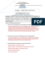 Abdominal Aortic Aneursym (Aaa) : Critical Thinking Exercise No. 3