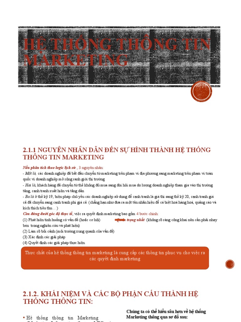 C2-HỆ THỐNG THÔNG TIN MARKETING | PDF