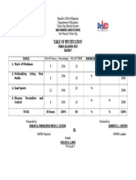 Pdfcoffee.com Grade 7 Tos Mapeh 3rd Quarter PDF Free